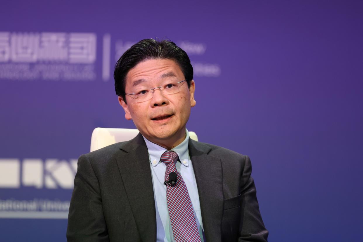 Lawrence Wong. (Photo: Lionel Ng/Bloomberg)