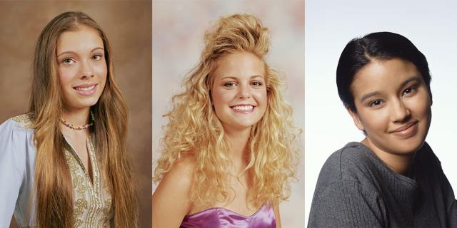 School Girls Dadxxx - Do You Remember These Trendy Hairstyles From Your High School Days?