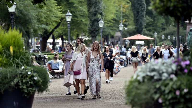 FILE PHOTO: Outbreak of coronavirus disease (COVID-19) in Helsinki