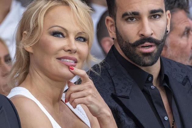 Pamela Anderson et Adil Rami