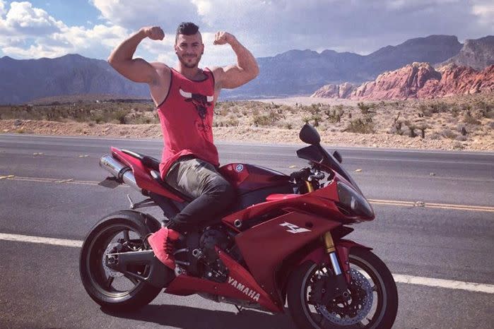 An avid motorcyclist, Boban Karac was killed on a Las Vegas highway this week. Photo: Facebook