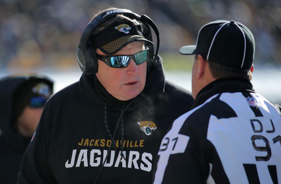 Doug Marrone is getting advice from everywhere. (Getty)