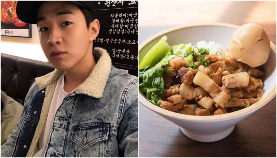 ▲Henry（左）在韓國開台式餐廳。（圖／Henry、小站IG , 2018.3.27）