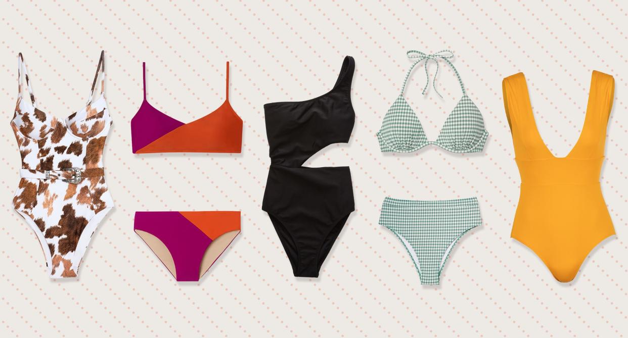 The hottest swimsuit trends to know for 2019 and where to buy them. (Photo: Onia, Summersalt, Aerie, Target, Andie, Art: Yahoo Lifestyle photo-illustration)