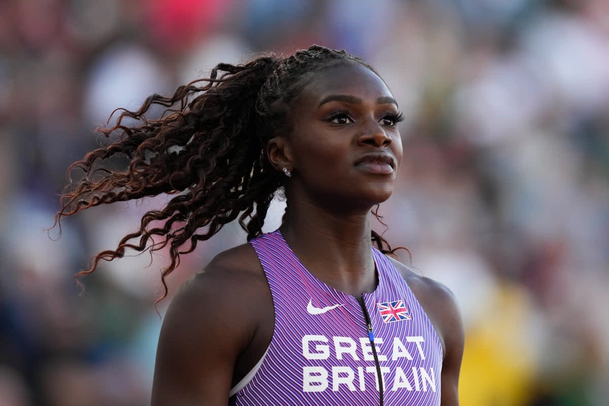 Dina Asher-Smith was back in action at the European Championships after pulling up during the 100m final (Martin Rickett/PA) (PA Wire)