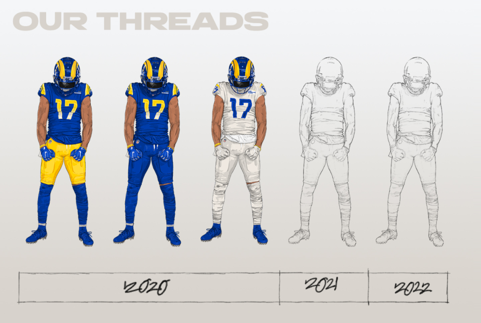 Look Rams Unveil White ‘modern Throwback Uniform 9250