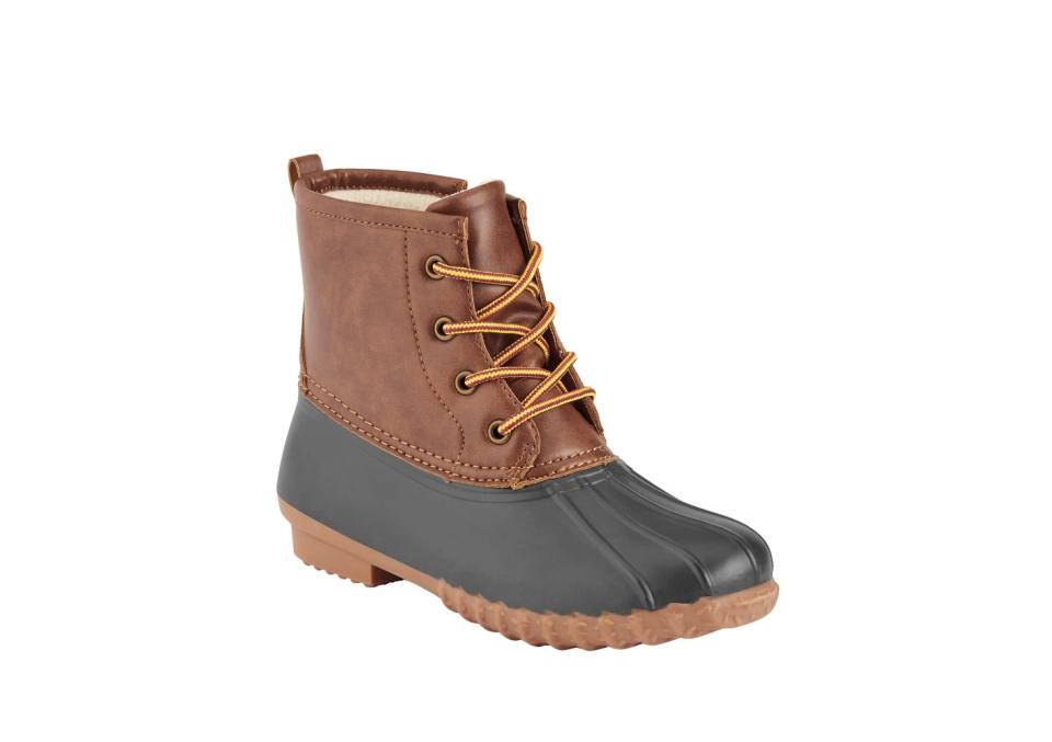 Unlike many rain boots, these duck booties are lightweight enough to wear all day. (Photo: Walmart)