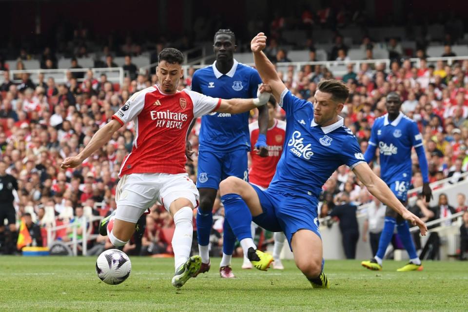 Gabriel Martinelli impressed on his return to the side (Arsenal FC via Getty Images)