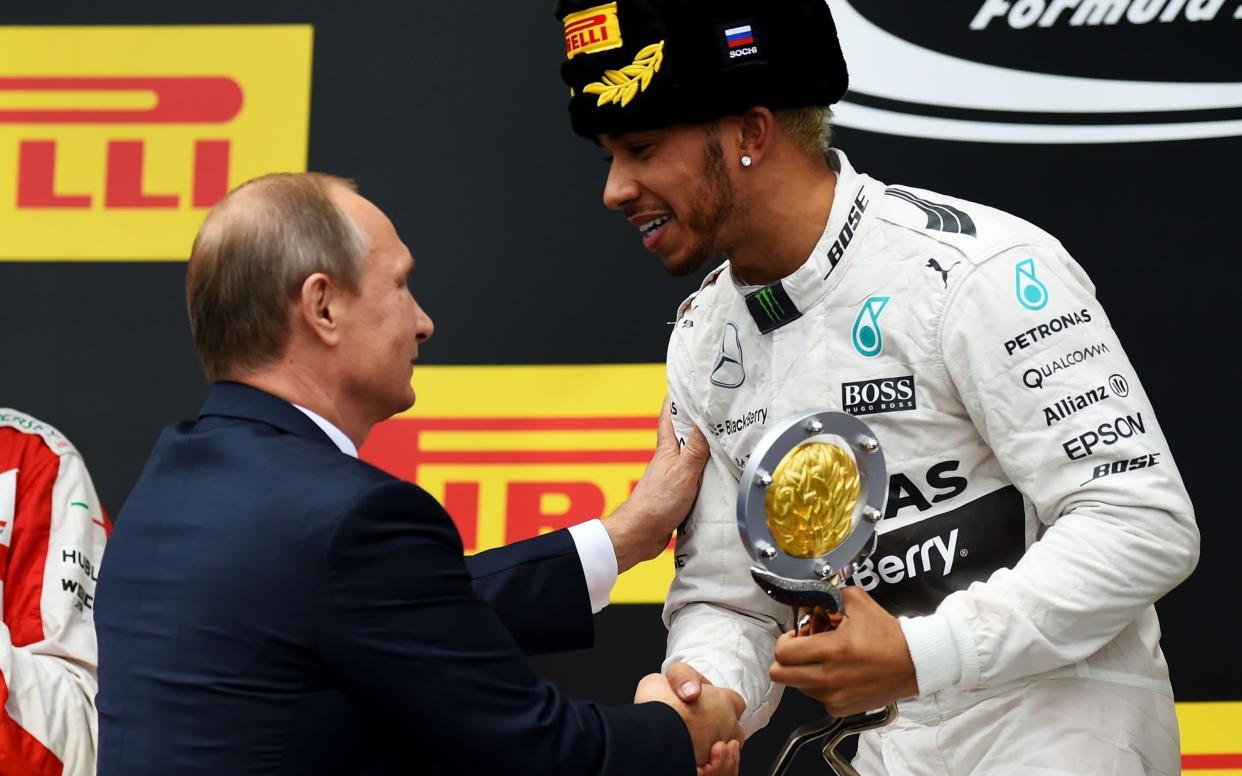Hamilton has won two of the three races to be held at Sochi - 2015 Getty Images