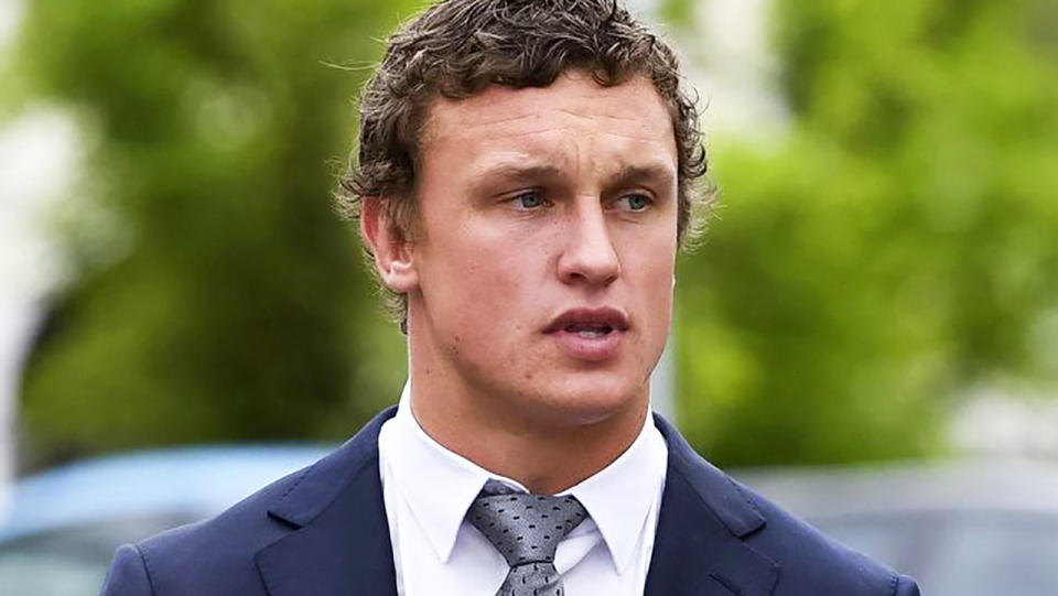 Jack Wighton outside court on Wednesday. Image: AAP