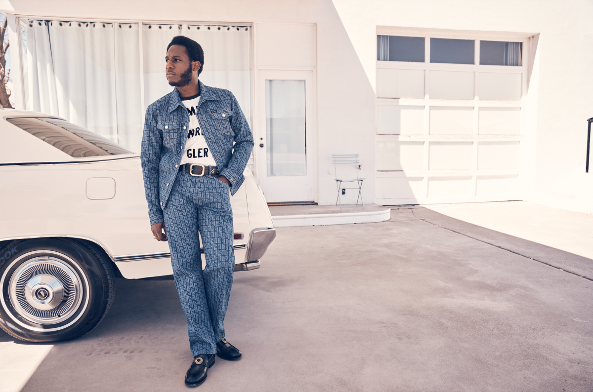 Leon Bridges Leon x Wrangler - Leon Washed Indigo Denim Shirt - Leon  Bridges Official Store