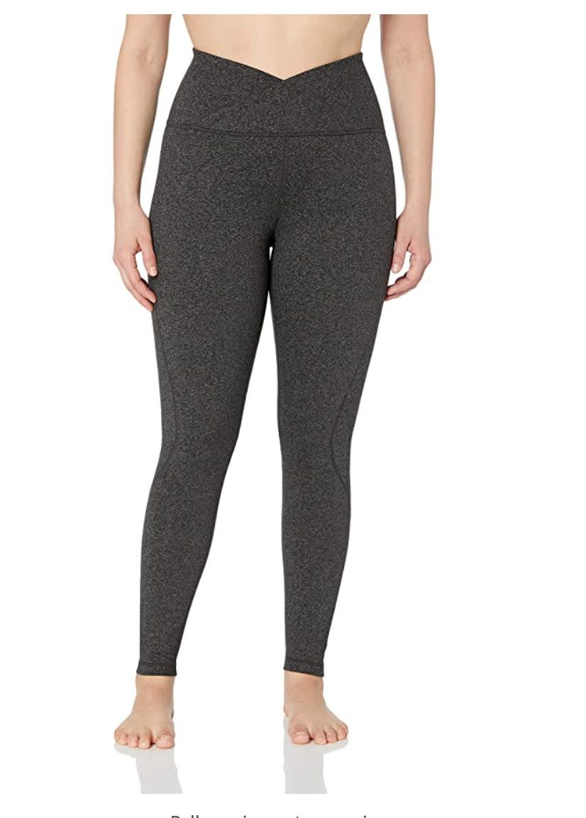 "I love these leggings for working out or just lounging around. They are great quality and fit great. They are also 100% squat proof and you never find yourself pulling them up at the gym. These leggings put all my overpriced, expensive leggings to shame." &mdash; Danielle, New York City<br /><br /><strong>Get <a href="https://www.amazon.com/Amazon-Brand-Womens-Full-Length-Legging/dp/B083R37T78" target="_blank" rel="noopener noreferrer">the Core 10 women's yoga pant from Amazon for $44</a>.</strong>