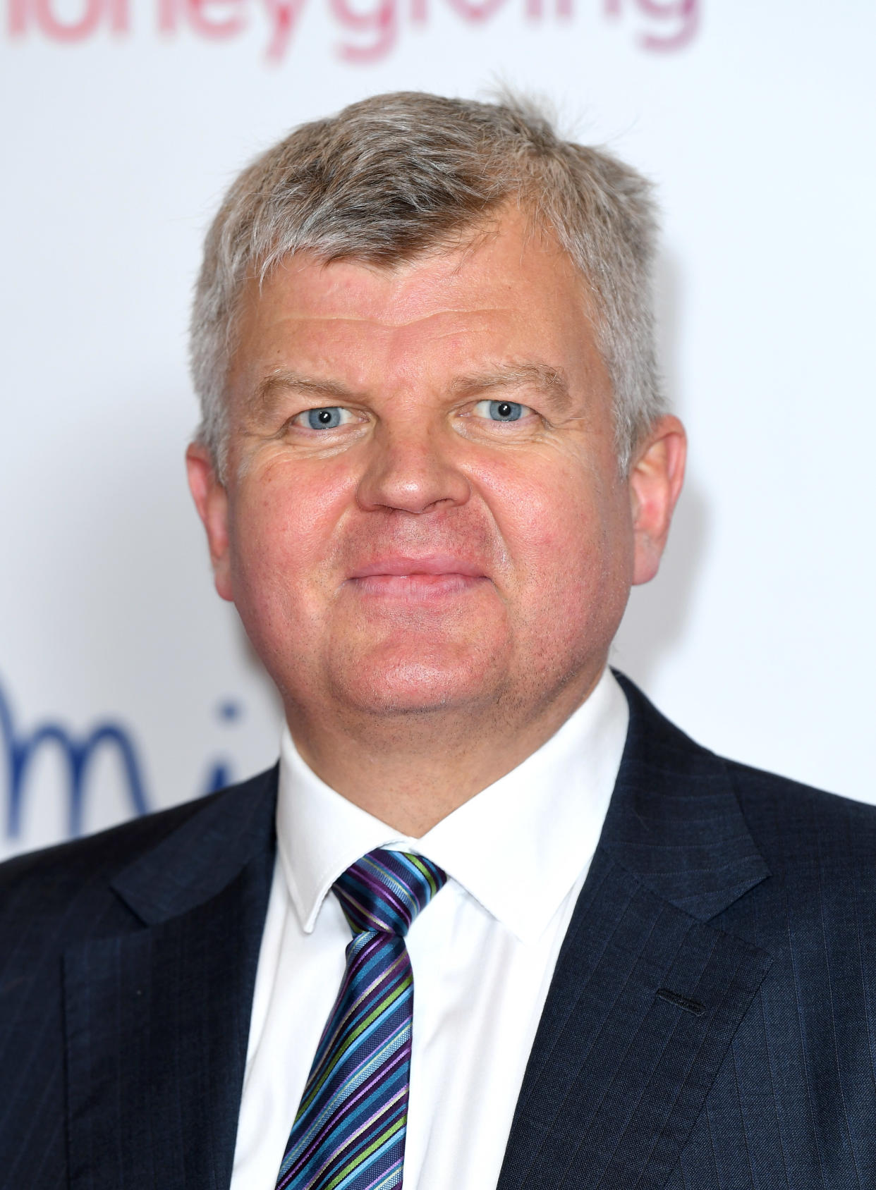 LONDON, ENGLAND - NOVEMBER 29:  Adrian Chiles attends the Virgin Money Giving Mind Media Awards 2018 at Queen Elizabeth Hall on November 29, 2018 in London, England.  (Photo by Karwai Tang/WireImage)