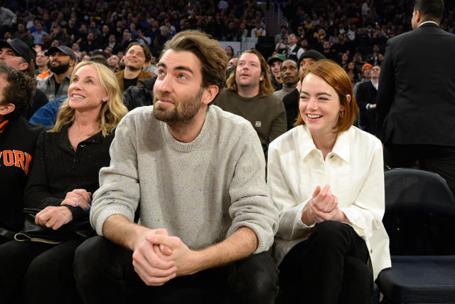 Emma Stone Gets Booed for Wearing Padres Jacket at Mets Home Game