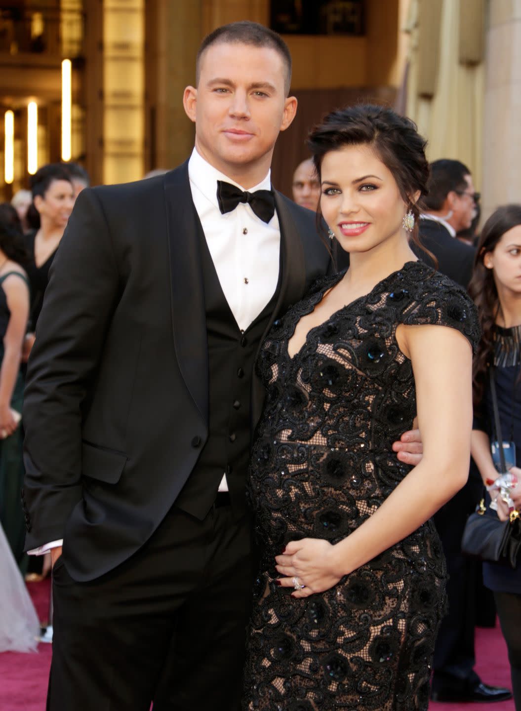 channing and jenna baby bump oscars