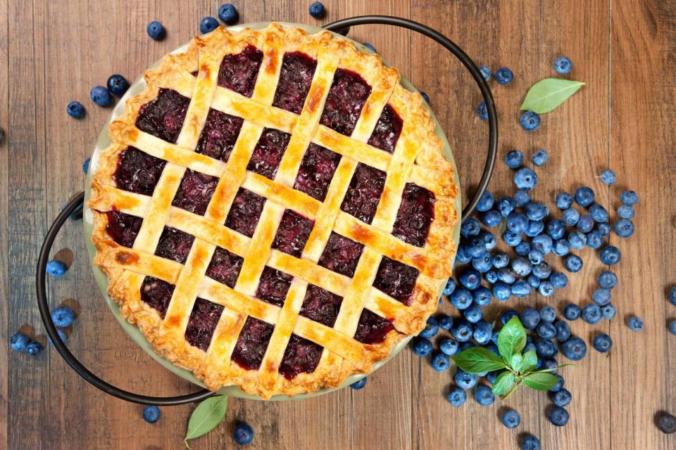 Maine: Blueberry Pie