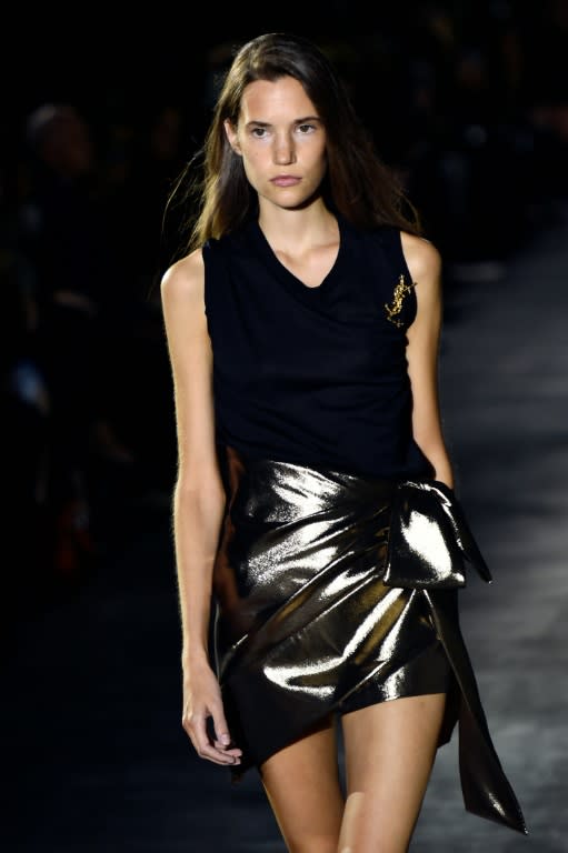 Yves Saint Laurent's mono-boob dress and other highlights from the start of  Paris Fashion Week