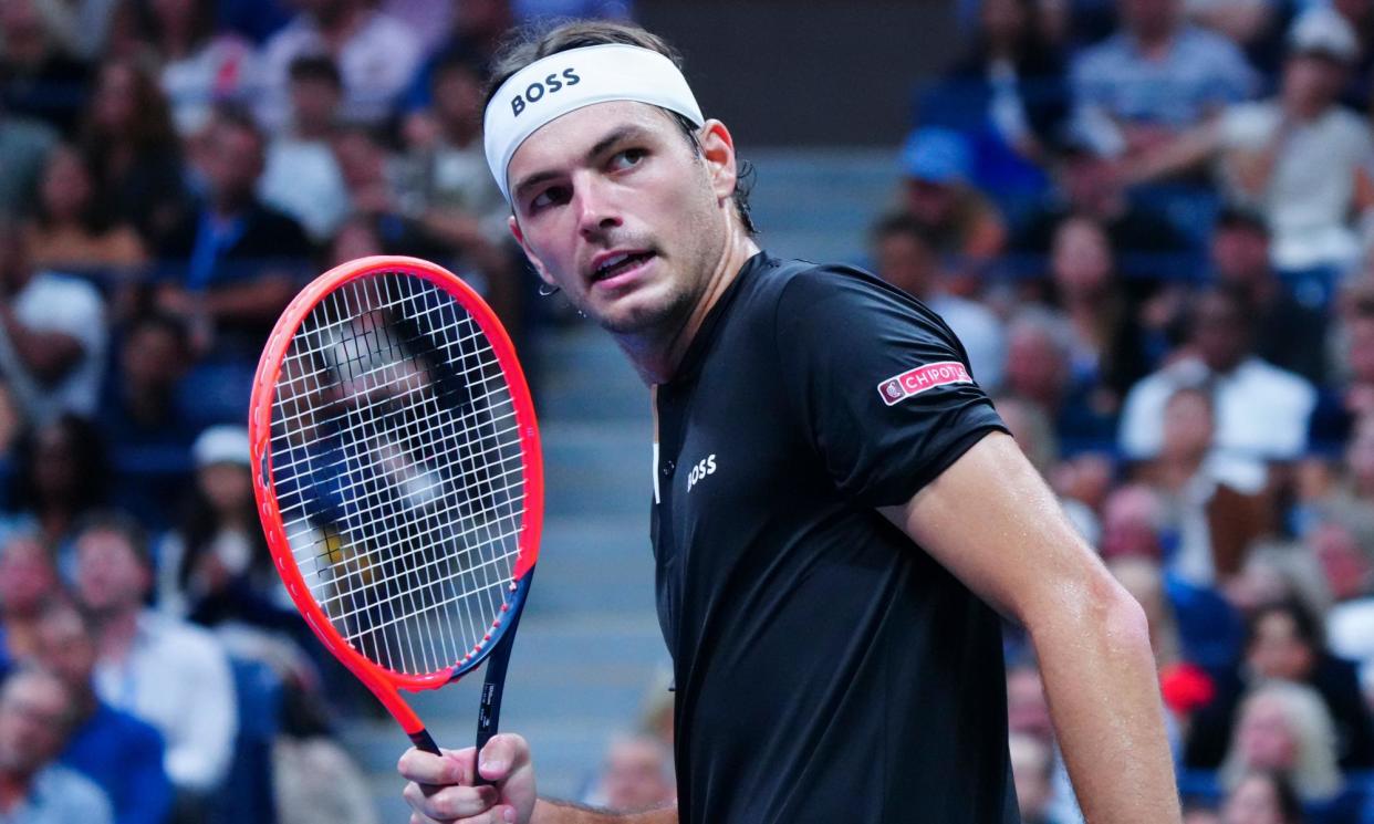 <span>Taylor Fritz will play his first grand slam final on Sunday in front of his home crowd under the bright lights of New York City.</span><span>Photograph: Javier García/Shutterstock</span>