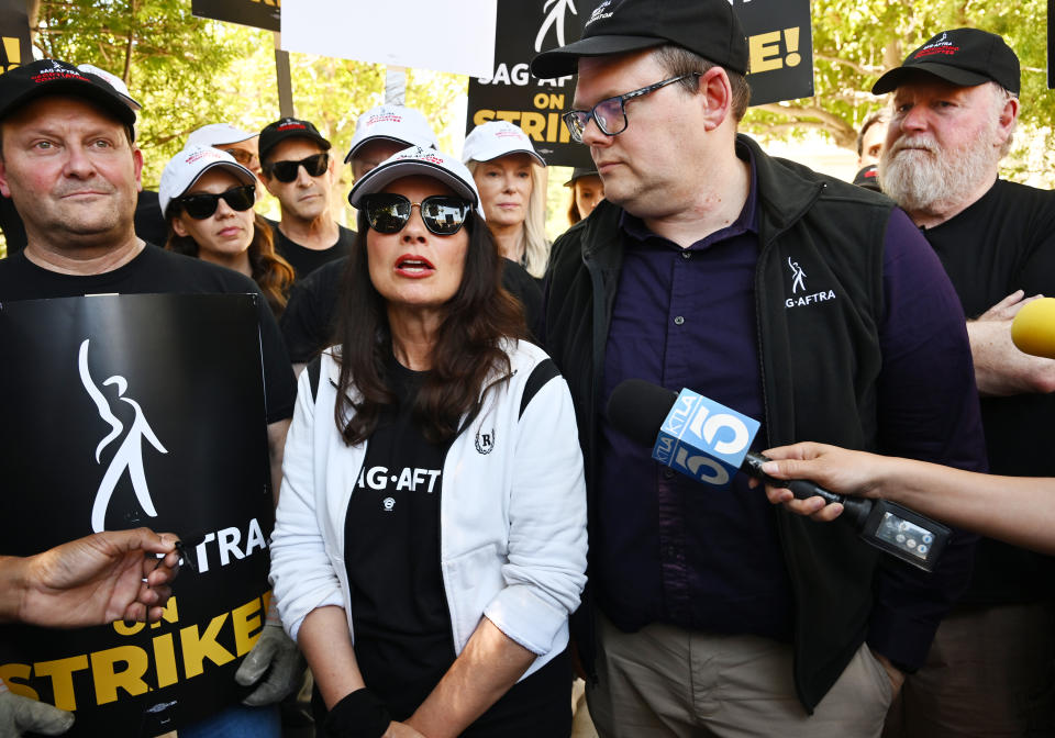 Fran Drescher und Duncan Crabtree-Ireland (Bild: Michael Buckner/Variety via Getty Images)