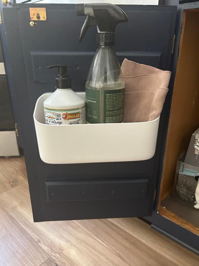 The $17 Solution That Instantly Created So Much More Space in My Under-the-Sink  Cabinet