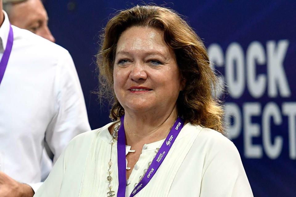 <p>Bradley Kanaris/Getty</p> Gina Rinehart