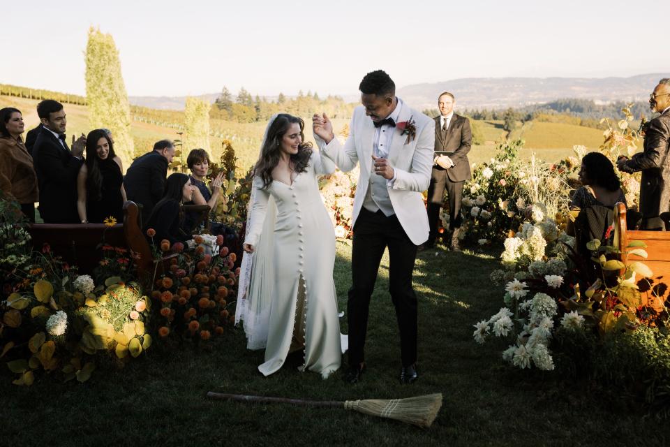 CJ McCollum and Elise Esposito’s Wedding Was an Intimate Affair in Oregon Wine Country