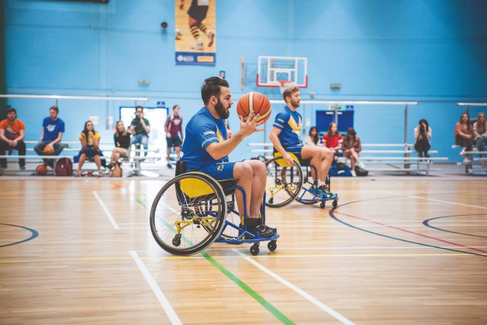 A sporting fixture between Bath and Cardiff Met University (Handout)