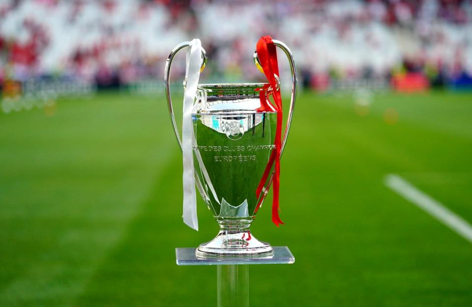 Europe’s men’s club competitions – including the Champions League – will be played over an expanded format from the 2024-25 season (Adam Davy/PA) (PA Wire)