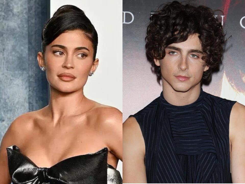 Kylie Jenner and Timothée Chalamet