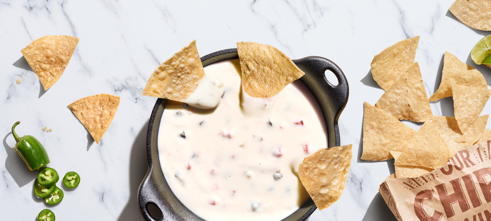 Chipotle's new Queso Blanco debuts in restaurants nationwide Feb. 27.