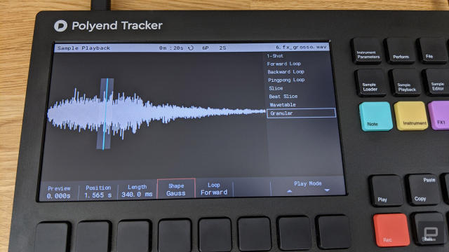 Polyend Tracker Tabletop Sampler, Wavetable Synthesizer and Sequencer -  Black