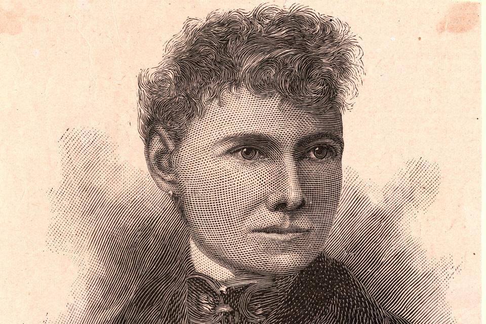 Engraving of Nellie Bly