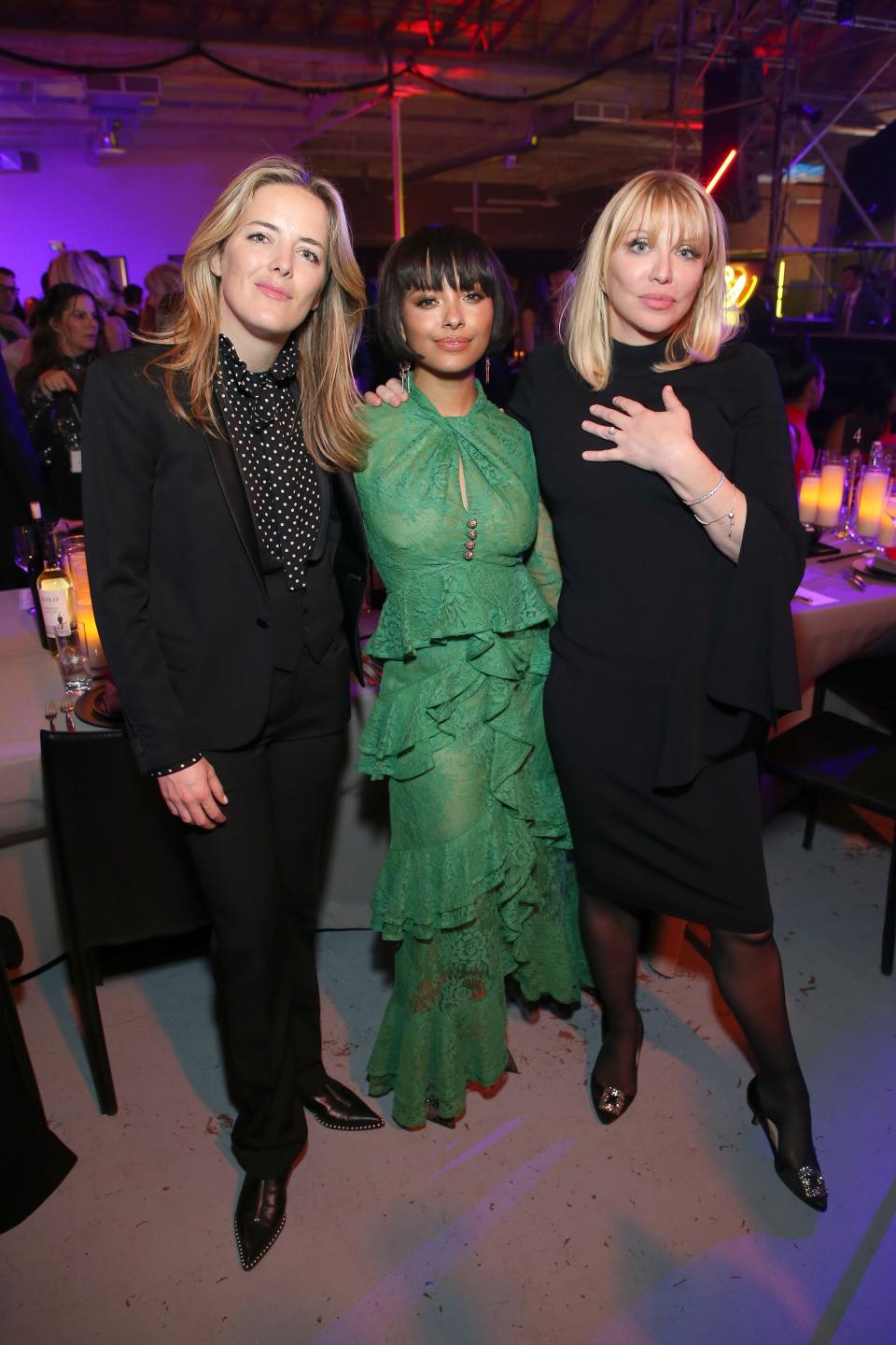 <h1 class="title">Ornela March, Kat Graham, and Courtney Love</h1><cite class="credit">Photos: Getty Images</cite>