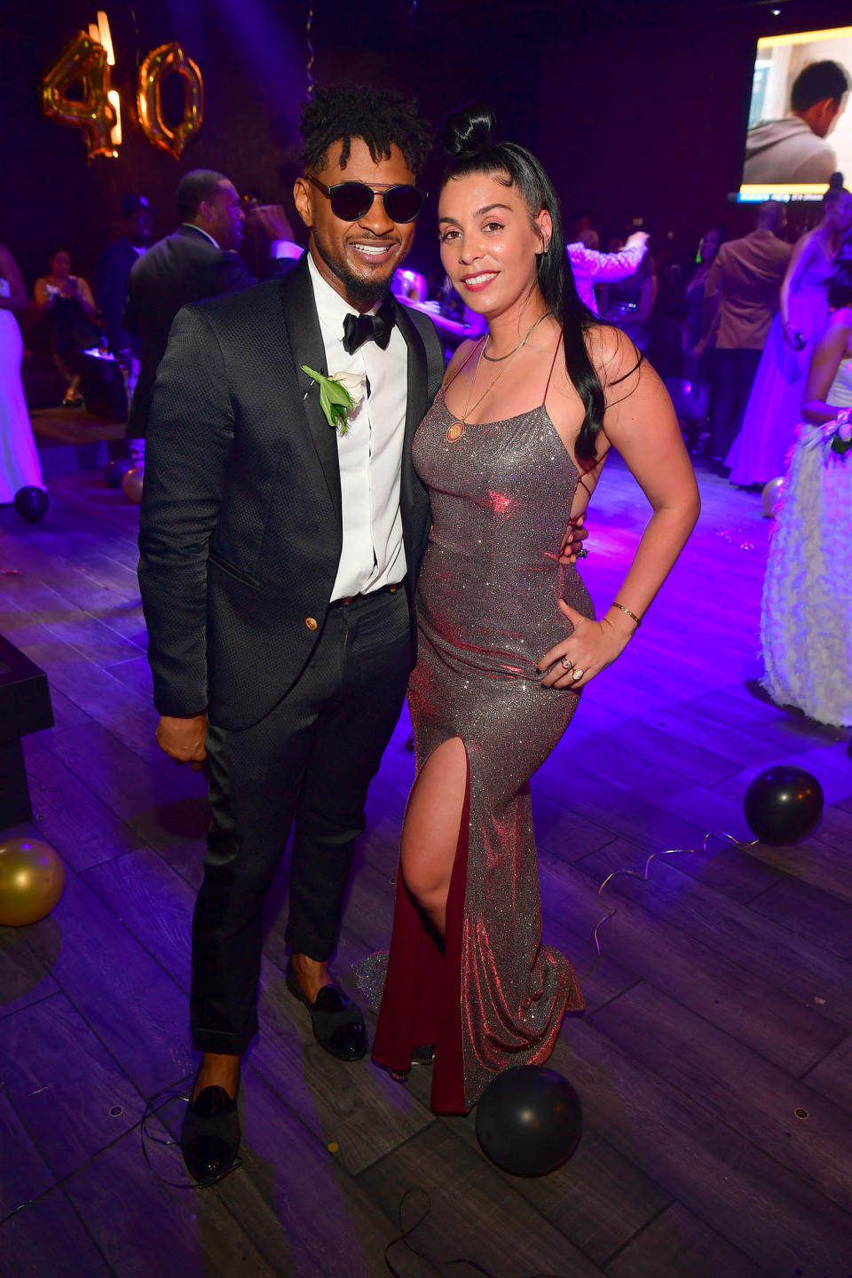 Usher Raymond and Jennifer Goicoechea  (Prince Williams / WireImage)