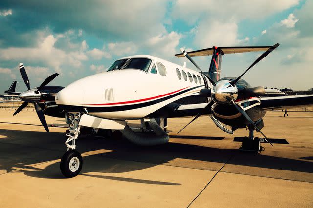 <p>Getty</p> Stock image of a small jet plane