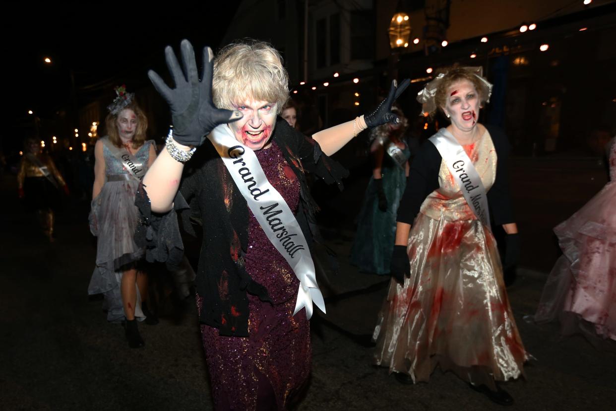 Last year's Portsmouth Halloween parade marched through downtown.