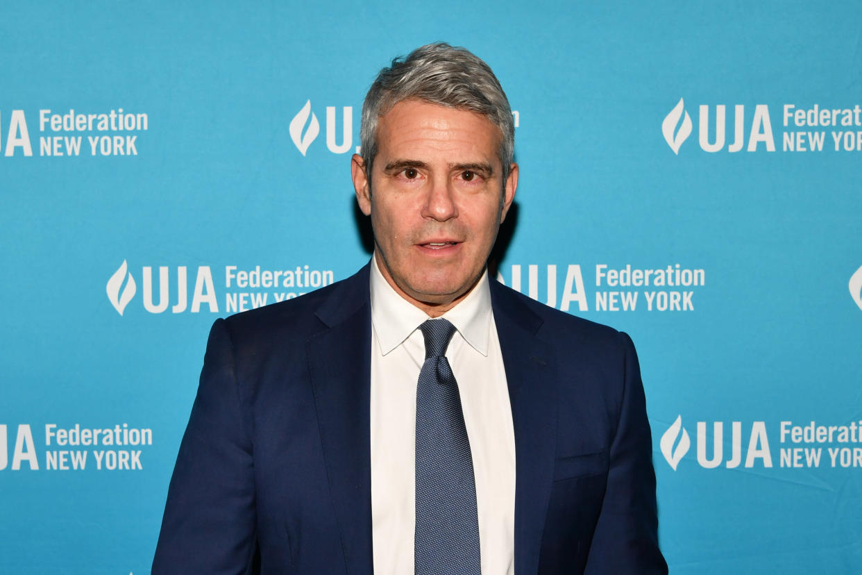 NEW YORK, NEW YORK - MAY 18: TV/Radio personality Andy Cohen attends UJA-Federation's 2022 Music Visionary Of The Year Award Luncheon at The Pierre Hotel on May 18, 2022 in New York City. (Photo by Slaven Vlasic/Getty Images)