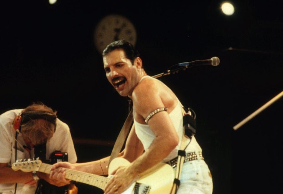 Mike Peters of The Alarm met Queen frontman Freddie Mercury when both bands were performing at the 1984 Montreux Pop Festival in Switzerland (PA) (PA Archive)