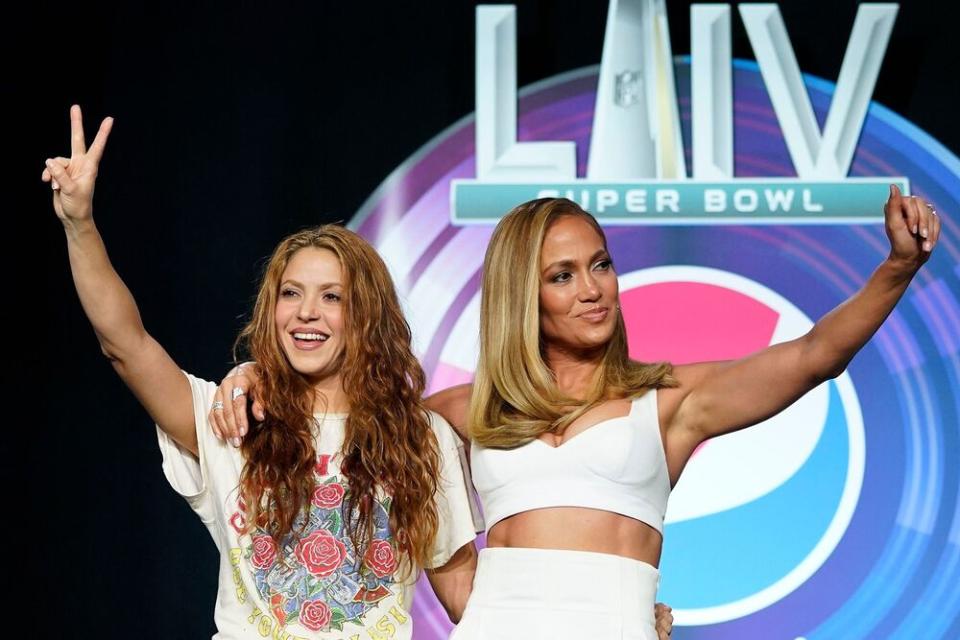 Shakira and J. Lo | David J Phillip/AP/Shutterstock