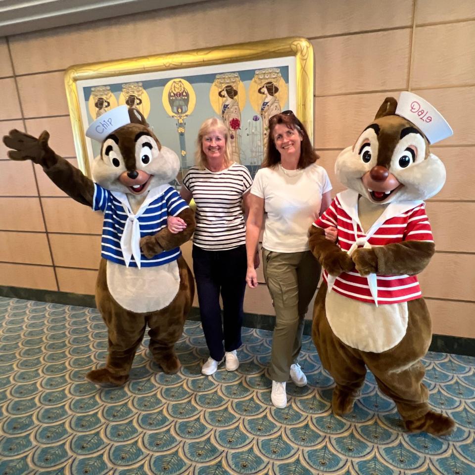 Jane and Susie get in the Disney spirit