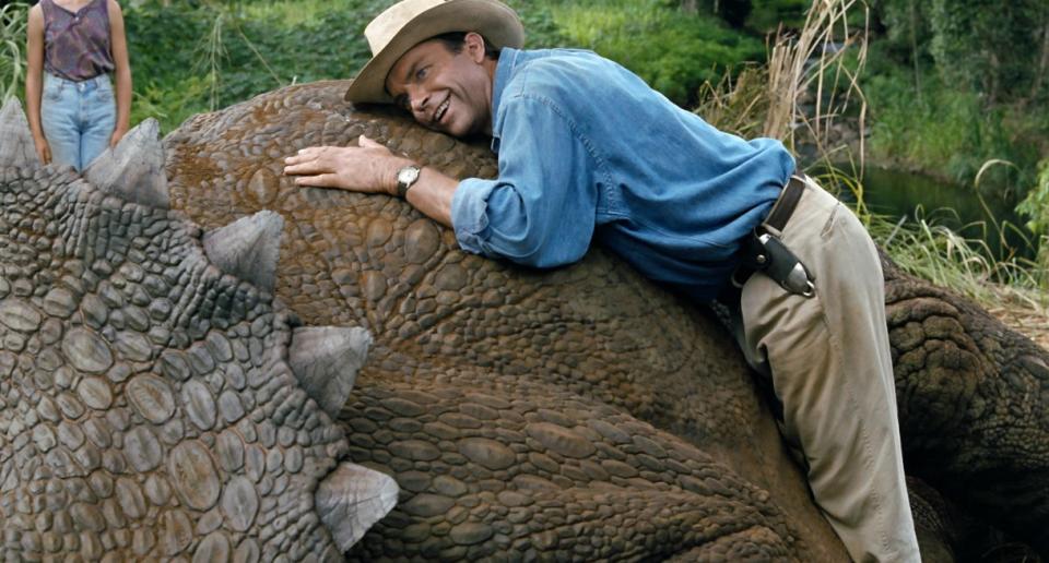 Sam Neill in Jurassic Park (Credit: Universal)