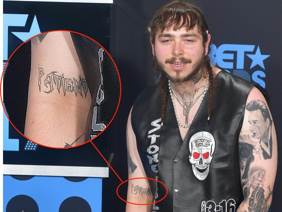 patient tattoo post malone