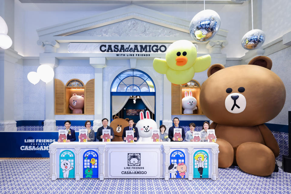 Lisboeta Macau’s world first “LINE FRIENDS PRESENTS CASA DE AMIGO” has officially opened