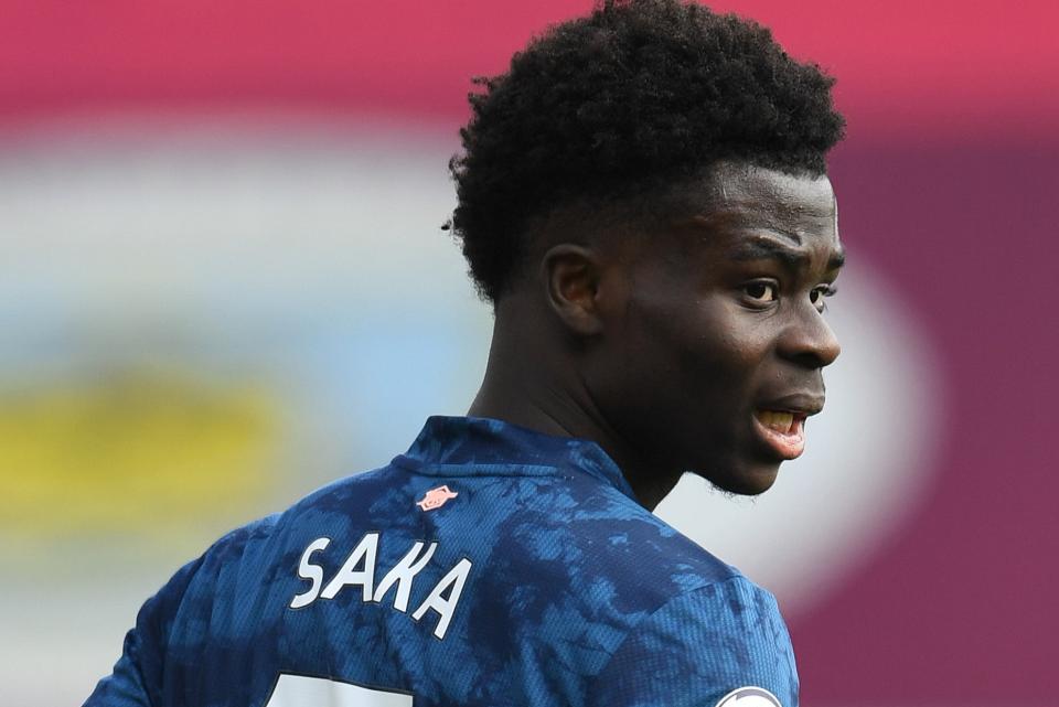 Saka is another option for EnglandArsenal FC via Getty Images