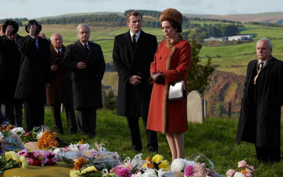 Olivia Colman as Queen Elizabeth II in The Crown