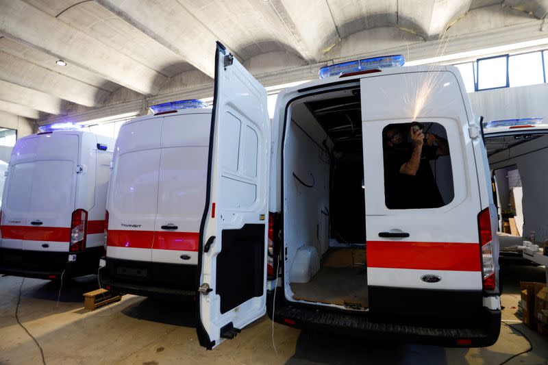 Albania struggles to produce enough ambulances for Ukraine