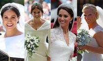 We have been treated to lots of royal weddings in recent years, not only from British royals including the Duchess of Cambridge, Duchess of Sussex and Princess Eugenie, but also European royals including Alessandra De Osma and Princess Sofia of Sweden. And while it’s easy to be distracted by their gorgeous wedding dresses from high-end designers including Alexander McQueen and Givenchy, their hair and makeup looks shouldn’t go unnoticed either. Get some inspiration for your own bridal beauty look with our gallery of ten flawless royal brides…