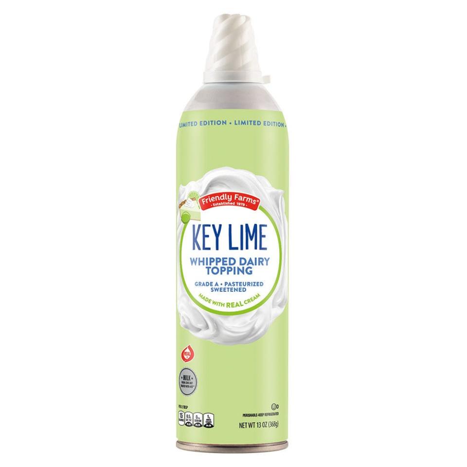 Key lime whipped cream 