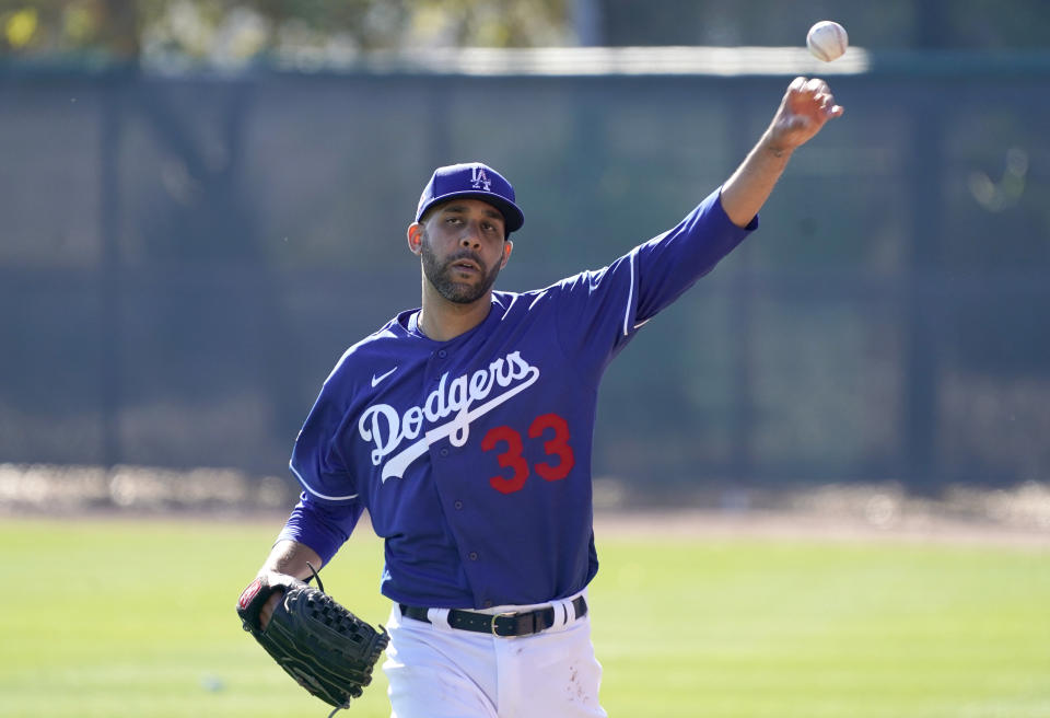 Los Angeles Dodgers pitcher David Price