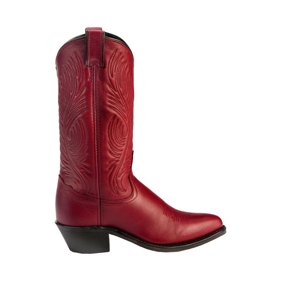 <p><a href="https://www.bootbarn.com/abilene-womens-11-tooled-feather-western-boots/045B04.html" rel="nofollow noopener" target="_blank" data-ylk="slk:Shop Now;elm:context_link;itc:0;sec:content-canvas" class="link ">Shop Now</a></p><p>Abilene 11” Tooled Feather Western Boots</p><p>bootbarn.com</p><p>$209.99</p>